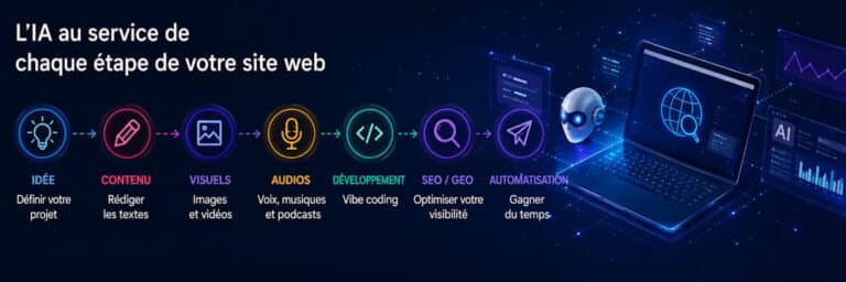 Comment créer, gérer son site web avec l'IA en 2026