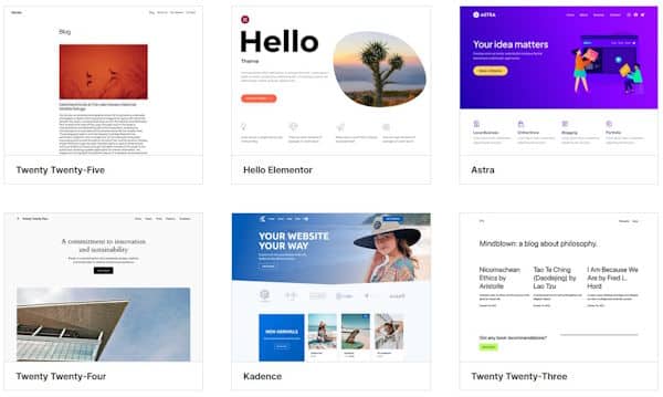 Comment choisir un thème WordPress